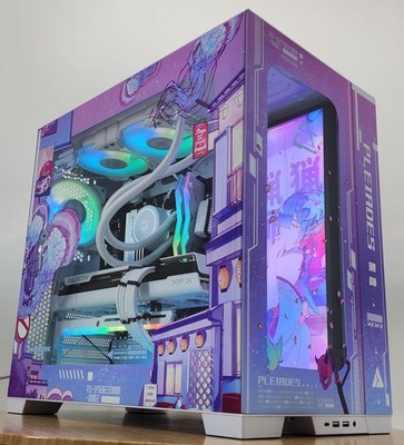Gaming PC Ryzen 7 7700 16GB RAM 1TB SSD RX 7800 XT 16GB Windows 11 PINK Computer