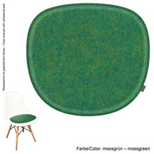 Eco Filz Kissen 23mm geeignet für Vitra- H. Miller Eames Sidechair DSW,DSR,DSX