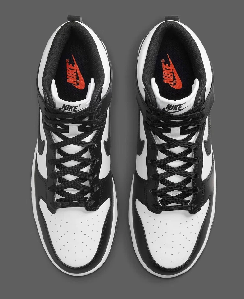 Men’s Size 14 Nike Dunk High Retro 'Panda' White Black DD1399-105 (No Lid) - Image 4 of 4