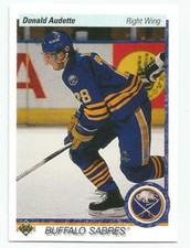 DONALD AUDETTE 1990-91 UPPER DECK ROOKIE CARD NM-MT+ CONDITION BUFFALO SABRES