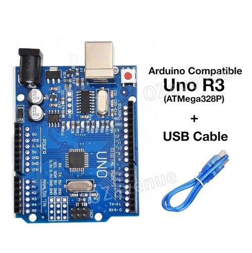 For Arduino Uno R3 Development Board USB Cable ATMega328P Compatible 40 pin Kit - Picture 2 of 5