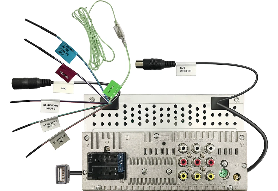 Kenwood DMX129DAB Doppel-DIN-WVGA-Monitor Bluetooth-Modul und DAB+ Digitalradio - Bild 2 von 2