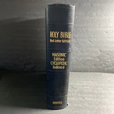 Religious History: Holy Bible Red Letter Edition - Masonic Edition Hertel / LBM