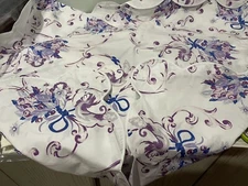 $525  Pratesi Italy NWT 1pc Euro Sham Percale 100% Angel Skin Print Multicolor