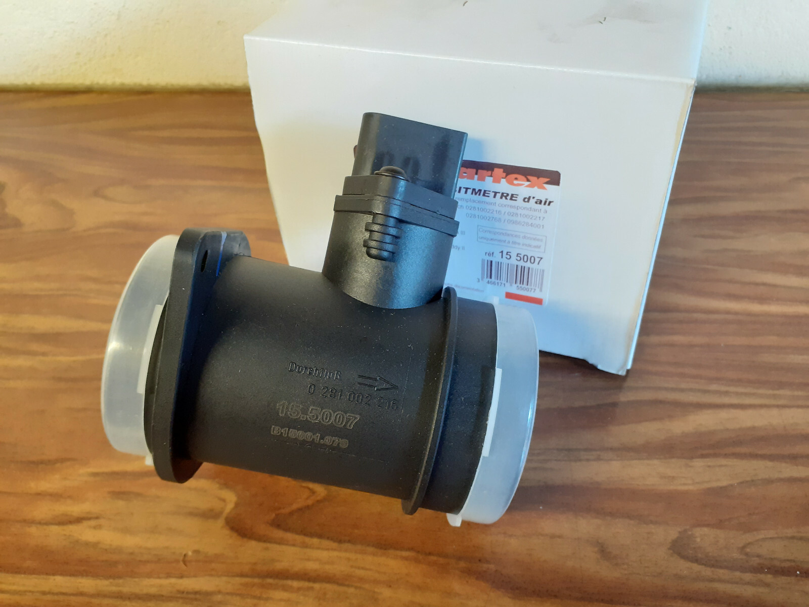 Débimètre de masse d'air SEAT AUDI VW capteur injection 0281002216 de rechange pour moteur diesel TDI