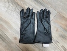 MILITARY BLACK LEATHER DRESS GLOVES SIZE 5 NEW