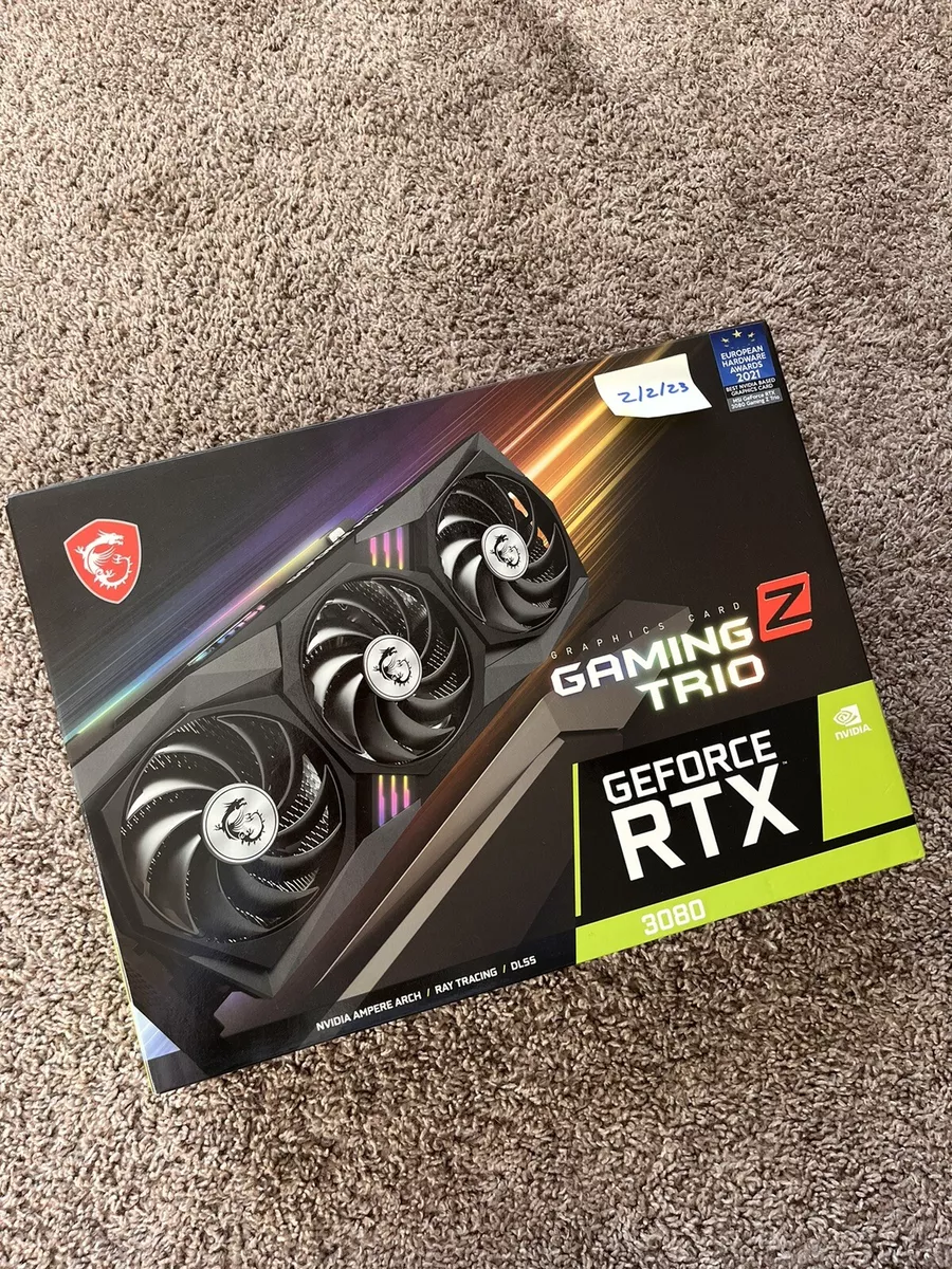 MSI GeForce RTX 3080 GAMING Z Trio 10GB GDDR6 Graphics Card | DLSS