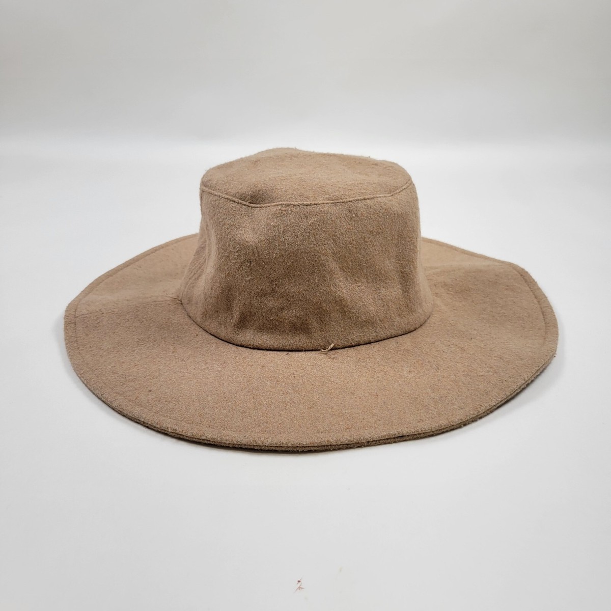 ASN Hat Womens The Harper Floppy Tan Brown Felt Wool Blend  display picture 1