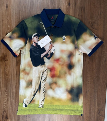 Nike Eastside Golf x Air Jordan Polo Shirt Print Gr. S NEU DV1900 410
