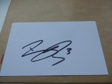 ROBERT HARRIS   - ACTIVE / RETIRED PLAYERS - ALL LEAGUES - AUTOGRAPHED  CARD