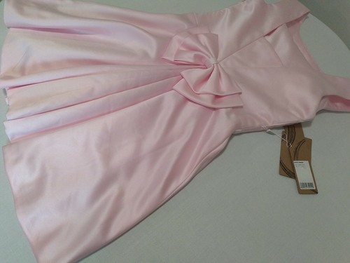 "Nuevo con etiquetas Vestido de evento rosa claro en la caja C36"" W30" - Imagen 10 de 10