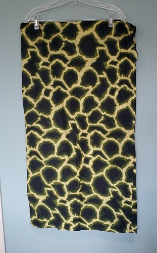 AUTHENTIQUE JUPE ET CHEMISIER FEMME AFRICAINE EN CIRE D'ANKARA AVEC IMPRIMÉ ANIMAL TAILLE 18 - Photo 2/8