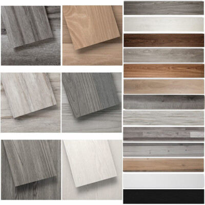 CA.4M²-20M² VINYL LAMINAT SELBSTKLEBEND EICHE HELL DIELEN PLANKEN VINYLBODEN