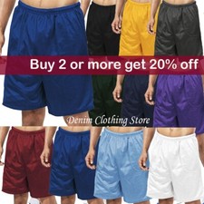 MENS ATHLETIC JERSEY 2 POCKET MESH SHORTS GYM WORKOUT BASKETBALL FITNESS S 5XL