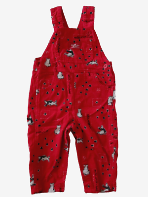 oshkosh 希少いちご　オーバーオール Vintage Oshkosh Baby B'gosh Corduroy Overalls Arctic Seal Bear
