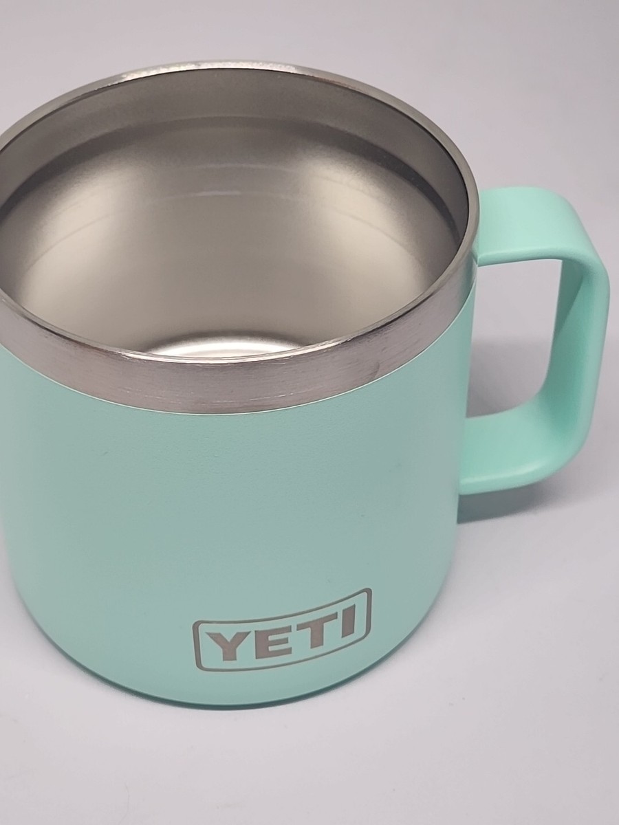 YETI Rambler Mug 14 oz Vacuum Ins. Stainless Steel SEAFOAM green
