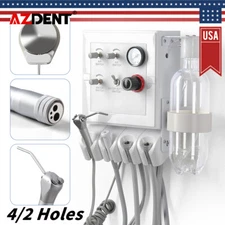 Dental Portable Turbine Unit Weak Suction Work with Air Compressor 4Hole / 2Hole