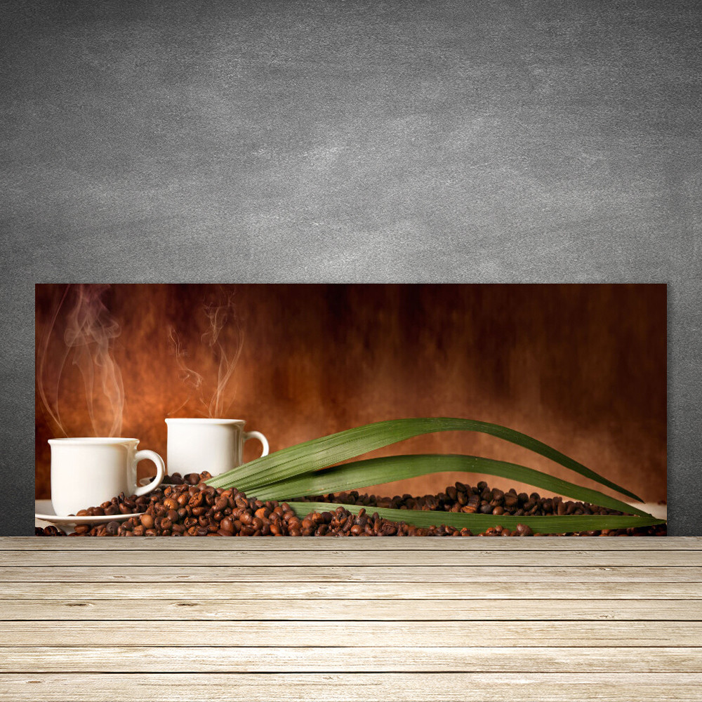 Crédence de cuisine en verre 125x50 pour protéger le mur des taches