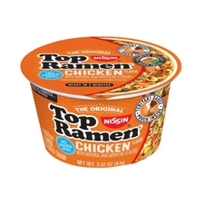 Nissin Foods USA Top Ramen Bowl Chicken, 12 pk./3.42 oz.(NO SHIP TO CA)