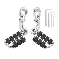1.25" Highway Crash Bar Foot Pegs For Harley Electra Glide Sportster Fat Boy
