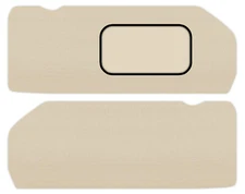 Car sun visor covers fits 1998-2020 Toyota Sienna for driver and passenger side