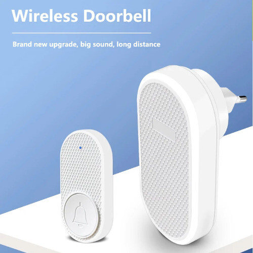 Wireless Doorbell Smart 200m Long Distance Remote Control Multi-tone Door Bell