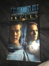 Universal VHS The Skulls 2000 Crime Action Thriller Illuminati Promo Viewing