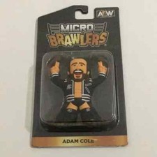 Adam Cole AEW Pro Wrestling Tees Micro Brawler. 3 Inch Wrestling Mini Figure NEW