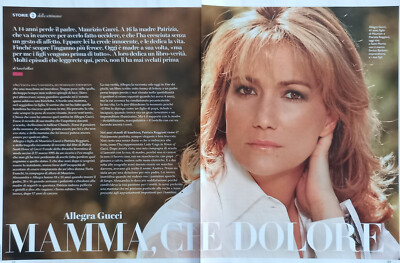 Italian Clipping Cutout 2022 HAPPY GUCCI Patrizia Reggiani pain 5 PAGES .