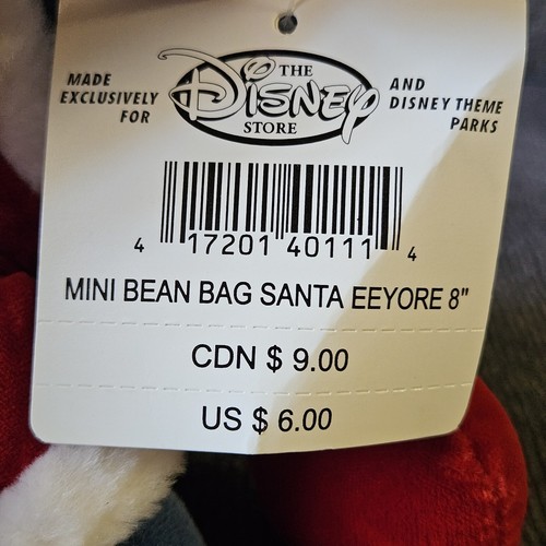 NWT Lot Of 3 Disneyland Resorts Winnie The Pooh Bean Bag Plushies Piglet Eeyore - Picture 6 of 9