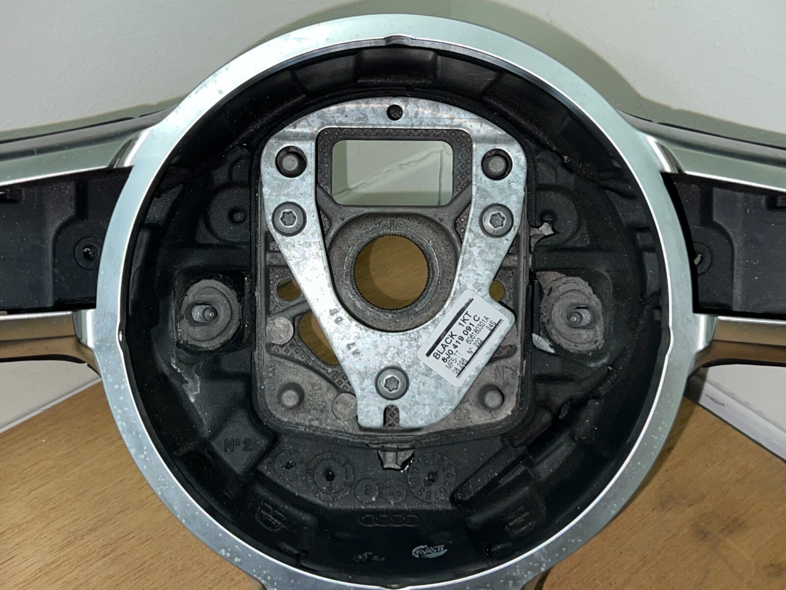 OEM 08-12 AUDI R8 DRIVER STEERING WHEEL AUTOMATIC