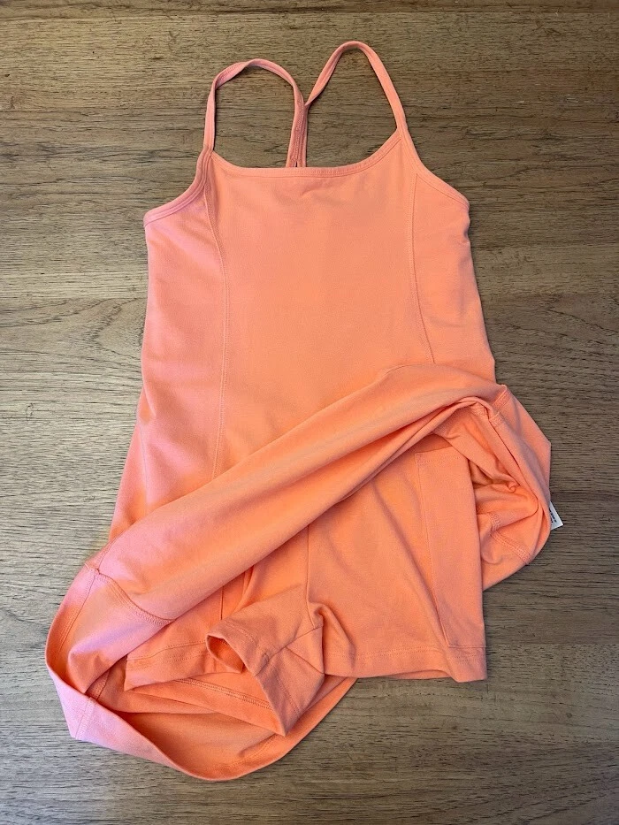 UNDERCOVER Abito senza maniche ROSA Victoria's Secret Peach Cosmo logo MEDIO cotone attivo VS