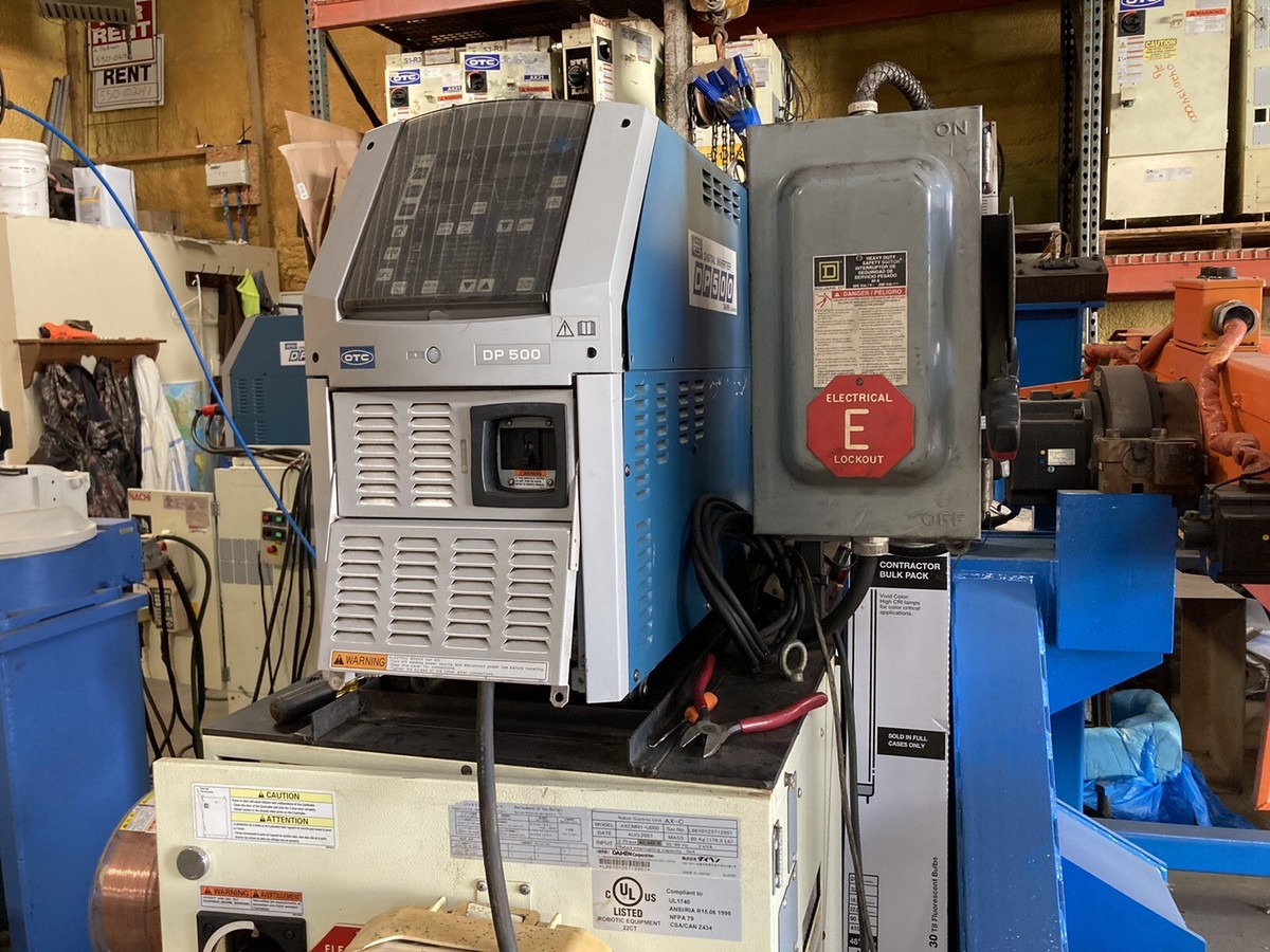OTC Daihen AXV6 robot, OTC AX-C control system, Welding OTC Daihen AXV6 robot, OTC AX-C control system, Welding