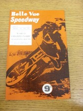 20/05/1967 Speedway Programme: World Championship Qualifying Round [At Belle Vue