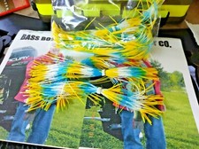 10 SEXY SHAD MULIT-COLOR SILICONE SKIRTS FOR FISHING LURES