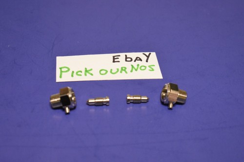 2 Radiator Chrome Plated Brass STUBBY Air Bleed Coin Valve 1/8" HVAC - Picture 3 of 11