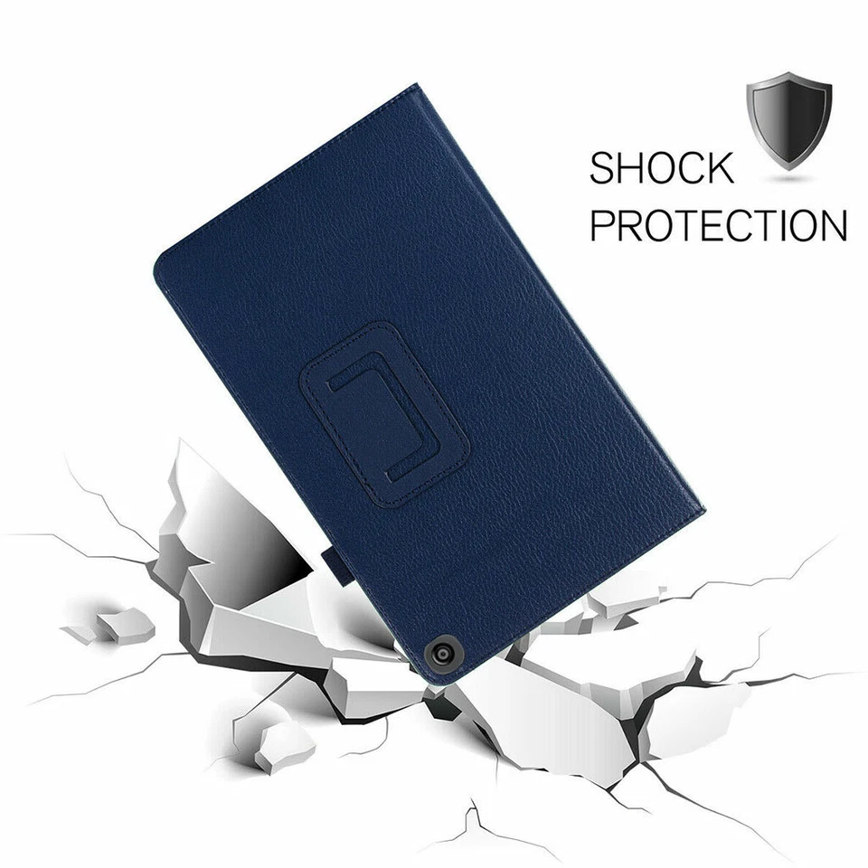 保护壳 适用于亚马逊 Fire HD 10 2023/2021 13th/11th PU 革 高级折叠保护套 — 第 4/4 张图片