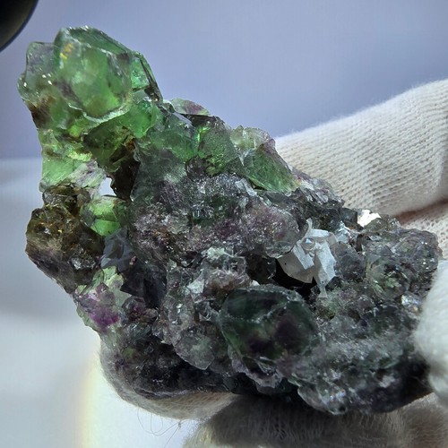 Fluorite Brute D'Okorusu (Namibie) Avec Fantômes Et Inclusions De Quartz - Cristal Naturel