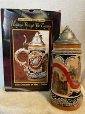 Anheuser Busch Holiday Through The Decades Stein Decade Of The 1940s GM23