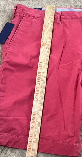Polo Ralph Lauren short Men’s Size 42 nantkt red chino stretch classic fit NEW - Picture 9 of 10