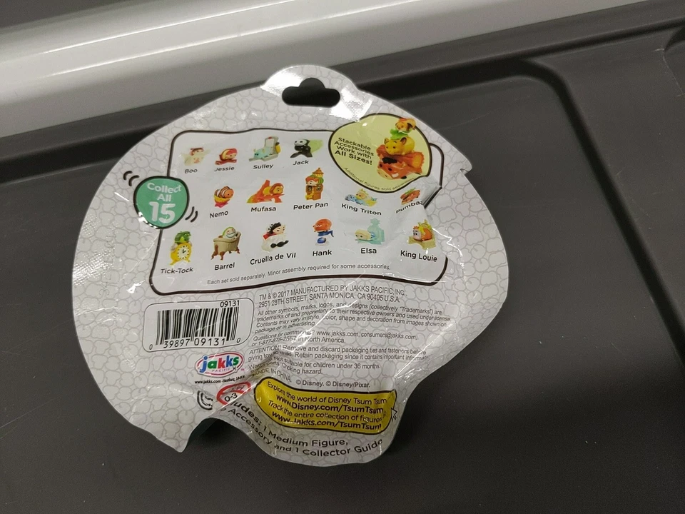 Disney Tsum Tsum Series 5 Mystery Stack Pack Jakks Pacific Blind Bag - Image 2 of 2