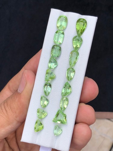 Natural faceted peridot 29 carats - Picture 4 of 10