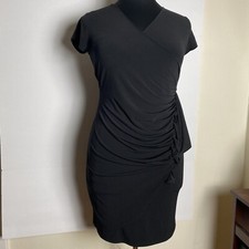 NY & Company Dress Womens Medium LBD Flattering Day to Evening Date Night Comfy