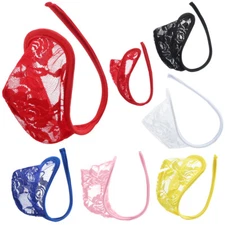 Men Mini C-string Thong Panties Micro T-back Underwear Briefs Knickers Lingerie♧