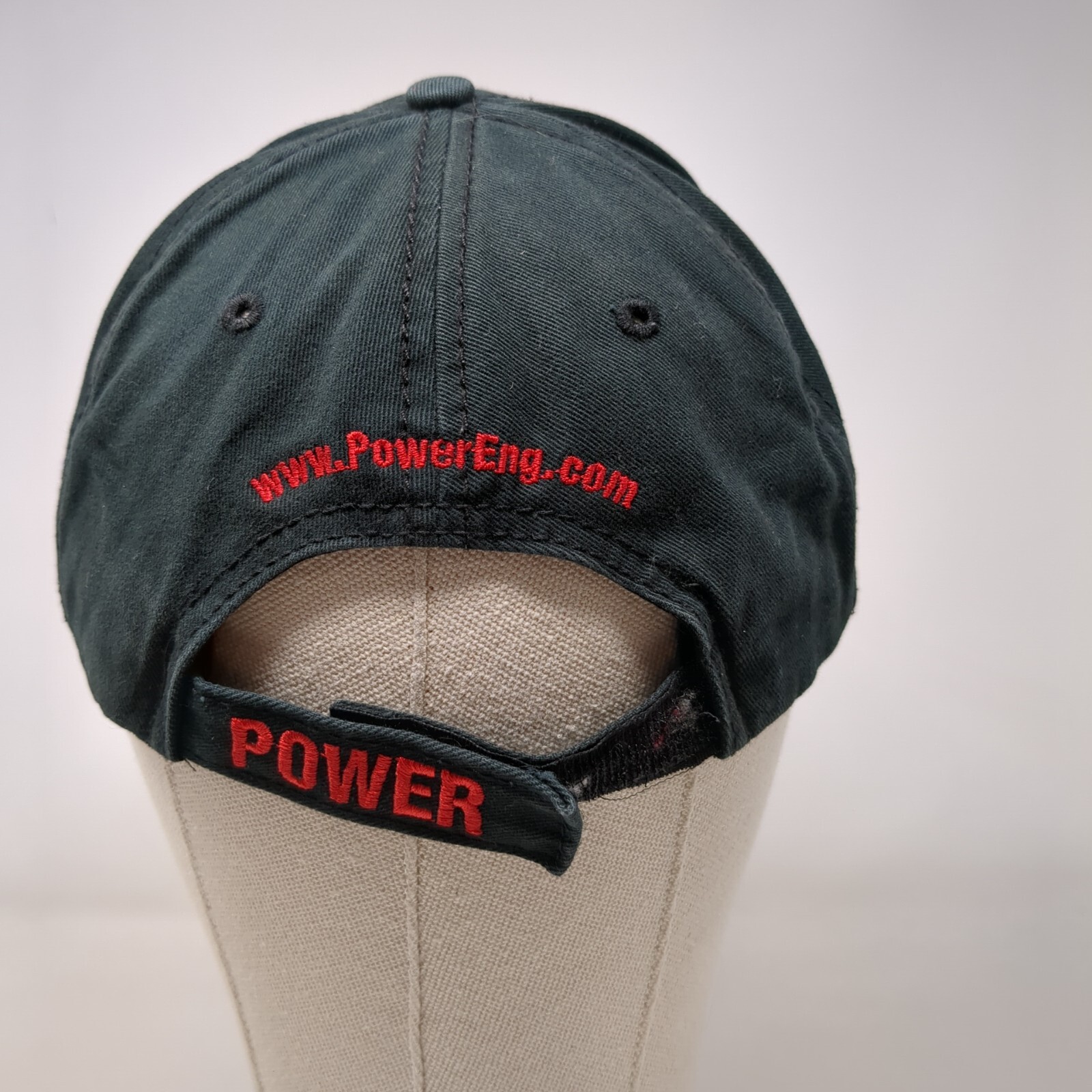 Power Engineers MAX Strapback Hat Black OSFA Embr… - image 5