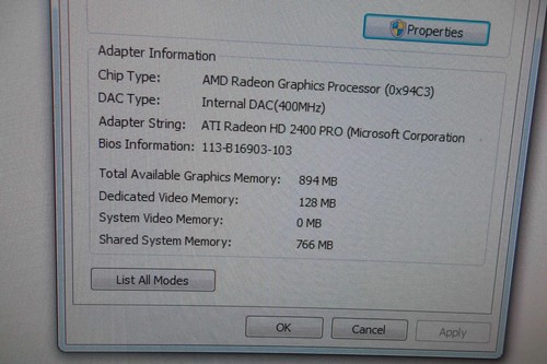 Dell ASUS ATI HD 2400 Pro PCIe 128MB Graphics Video Adapter DVI VGA TV-Out WX085 - Picture 5 of 9