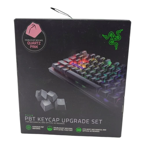 Razer Doubleshot PBT Keycap Upgrade Set for Mechanical & Optical Keyboard Ripped