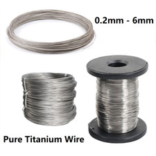 Reiner Titandraht,Titaniumdraht Durchmesser 0.2mm - 6mm Verschiedene L&auml;nge TA2