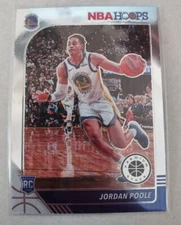 2019-2020 NBA Hoops Premium Stock Jordan Poole Rookie #223 Warriors RC