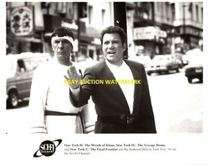 rare STAR TREK IV SciFi Channel Press Photo of Kirk and Spock
